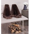 XL Sheared Beaver Fur Pelts / Tanned Skins
