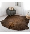 Buffalo Robe / Bison Hide Rug 077 (51 square feet)