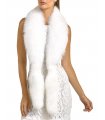 Fox Fur Fling with Tails in White