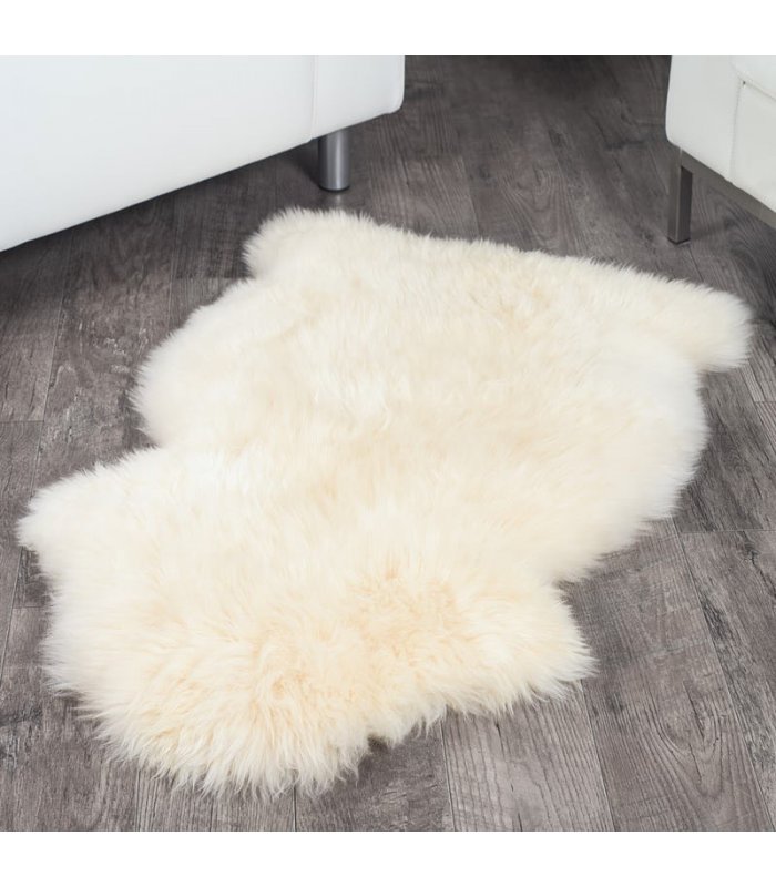 100% Real Sheep Fur Genuine Australian Pelt Sheepskin Rug Seat Bed Pad Carpet 