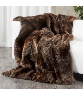 Real Fur Blankets & Fur Throws:  (2)