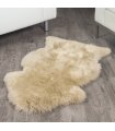 1 Pelt Stone Sheepskin Fur Rug (Single)