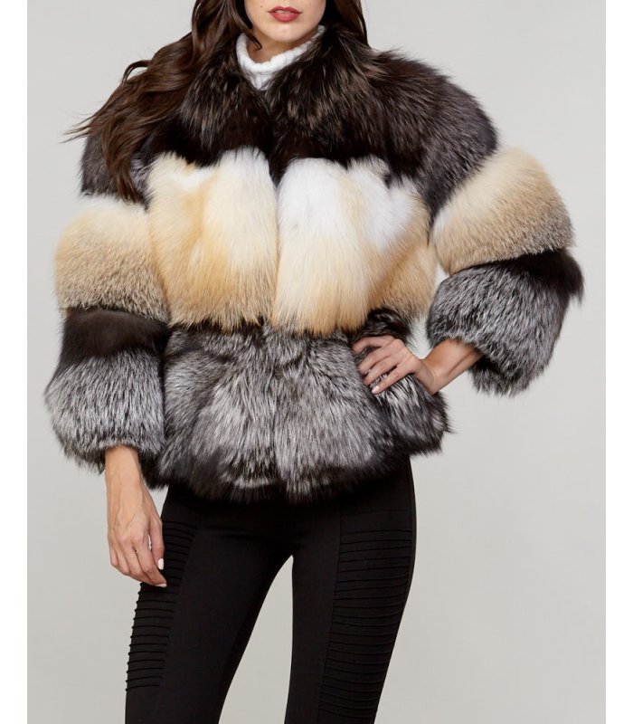 Fox Bubble Layer Coat Color: FurSource.com