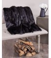 Black Beaver Fur Pelts / Tanned Skins