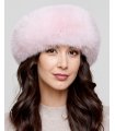 Light Pink Fox fur Headband