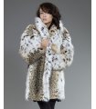Women's Lynx Fur Stroller Coat