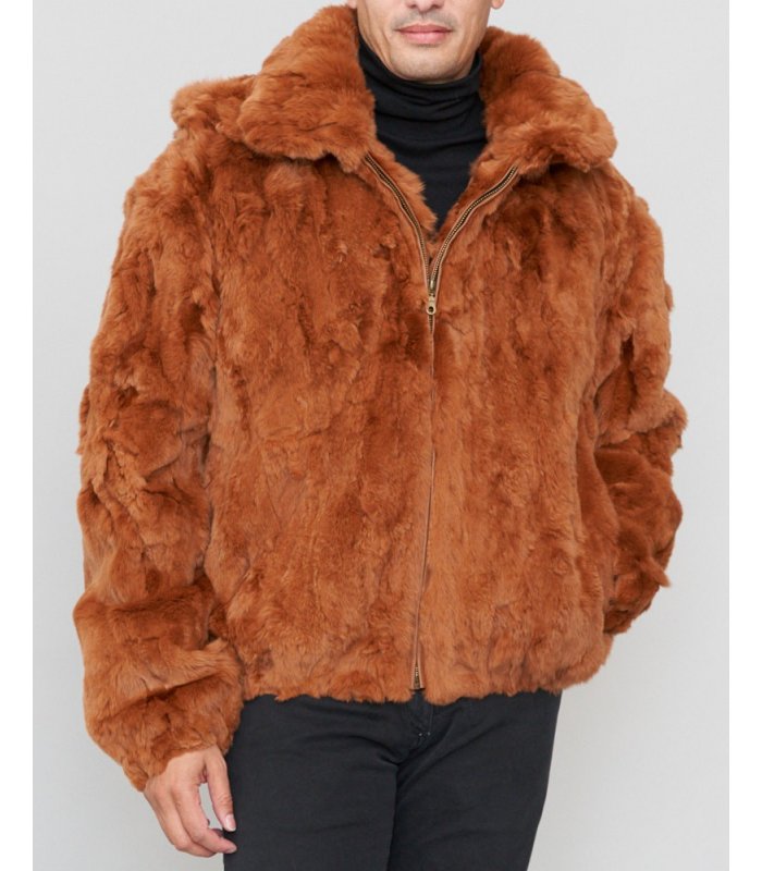 Men's Rabbit Fur Coat