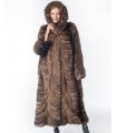 Sable Fur Coat with Hood