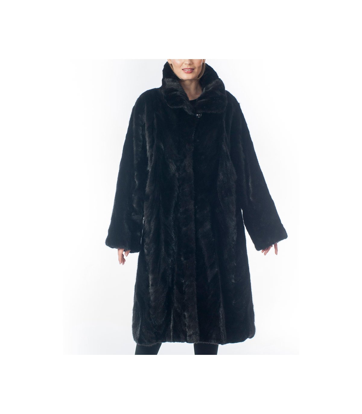 Shop for Black Mink Fur Coat at Fursource