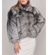 Full Pelt Silver Fox Fur Jacket