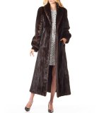 Classic Full Length Mink Coat: FurSource.com