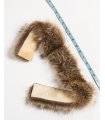Raccoon Fur Trim Collar/Cuff Strips