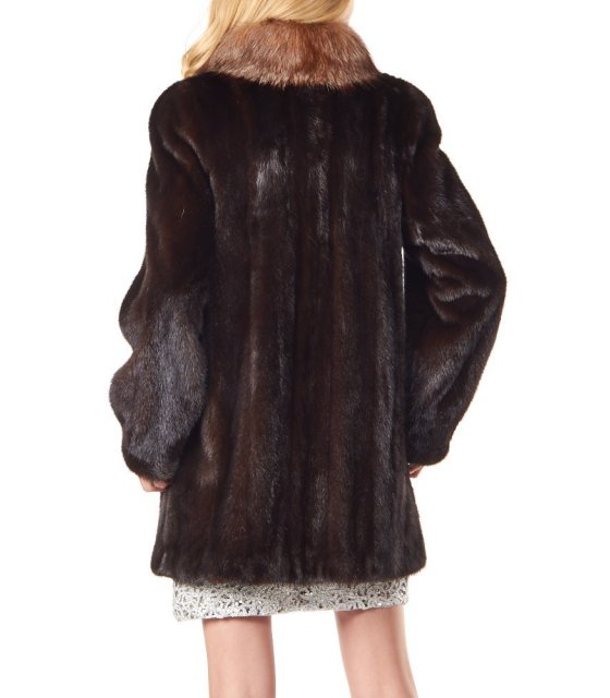 Reversible Mink Fur Coat: FurSource.com