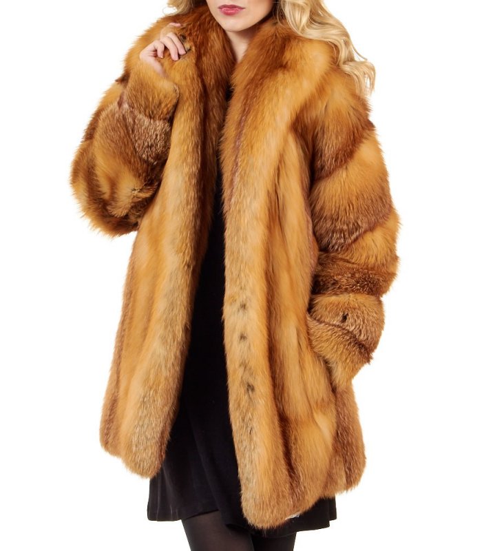 Knit Rabbit Fur Lady Jacket, Real Fur Coat, Winter Coat, Real Fur Jacket